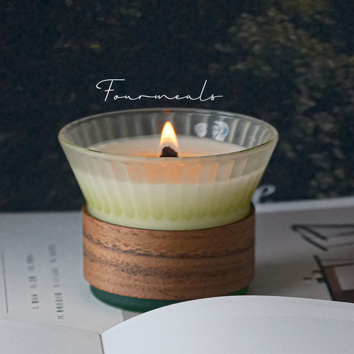 fourmeals睡莲小青柑香薰蜡烛