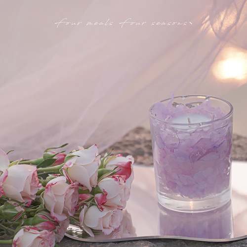 Fourmeals樱花季干花香薰摆件