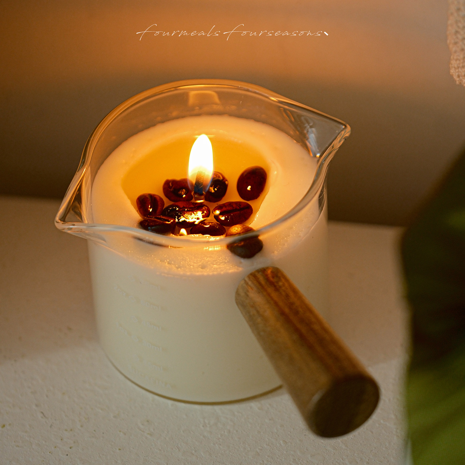 fourmeals咖啡拿铁美式香薰蜡烛