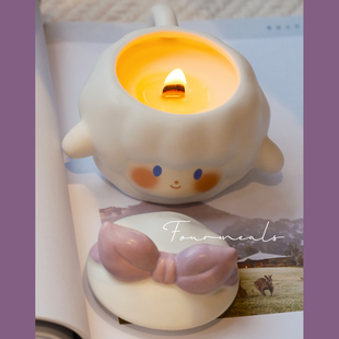 香薰蜡烛可爱小羊生日朋友闺蜜礼物送女生礼盒伴手礼 咩咩礼