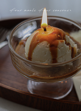 《许你》香薰蜡烛杯卧室香氛four meals four seasons伴手礼物ins