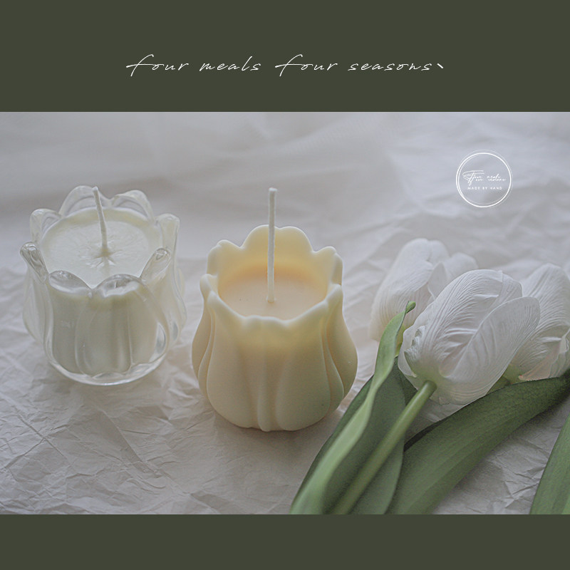 fourmeals郁金香香薰蜡烛礼物
