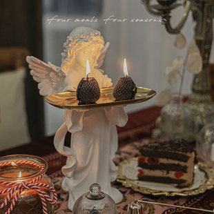 黑草莓蜡烛摆件礼物烛台fourmealsfourseasons 天使&恶魔果实