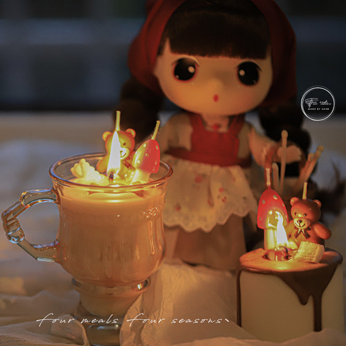 《梦游爱丽丝仙境》fourmealsfourseasons少女心香薰蜡烛伴手礼物