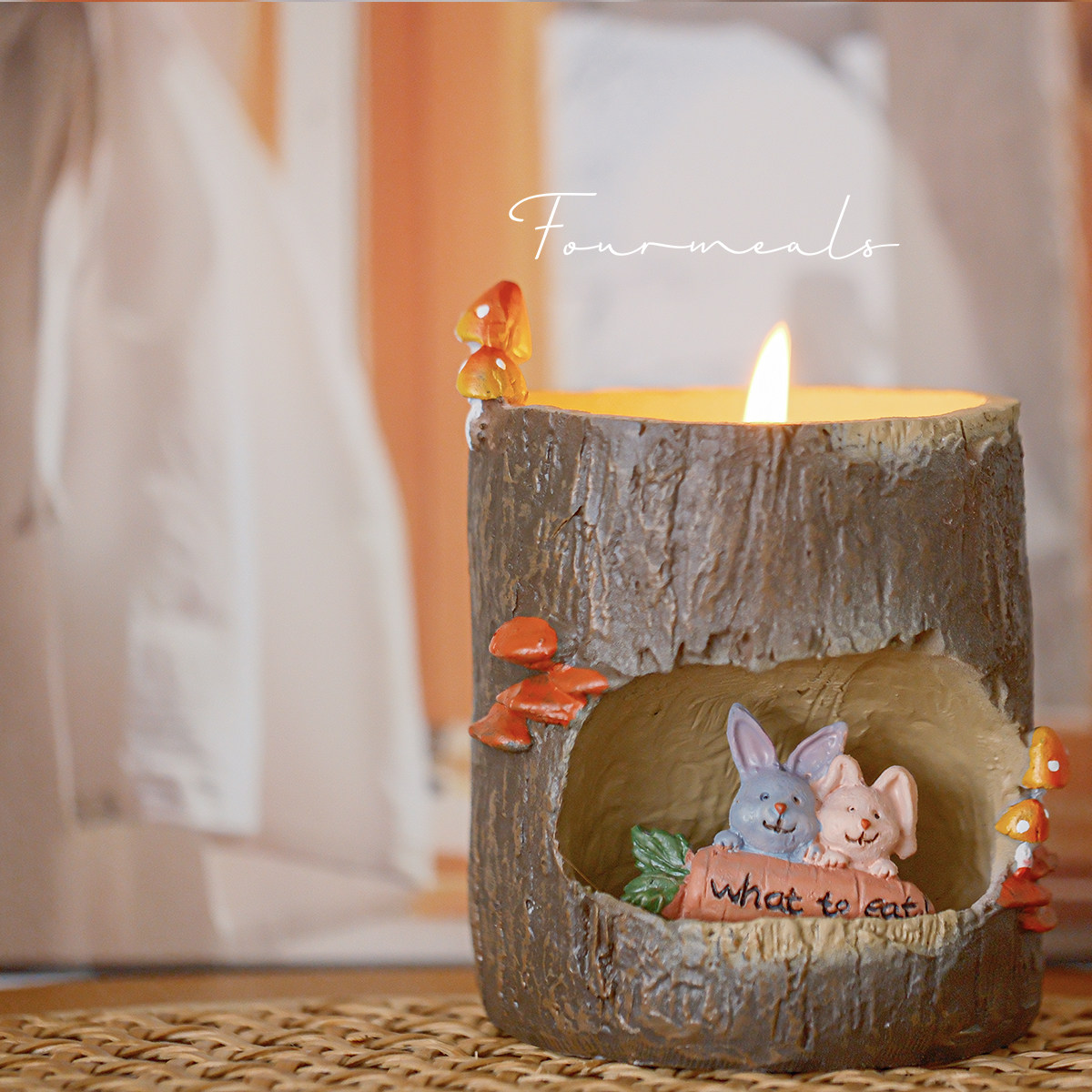 《小树洞》小香薰蜡烛生日少女心可爱桌面摆件礼物盒伴手礼氛围感