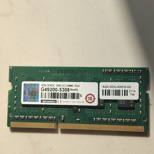 议价:4GB DDR3L 1600 SO-DIMM内存条，Adva