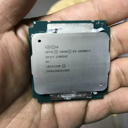 议价:E5 2698bv3秒E5-2678V3 cpu正式版X99