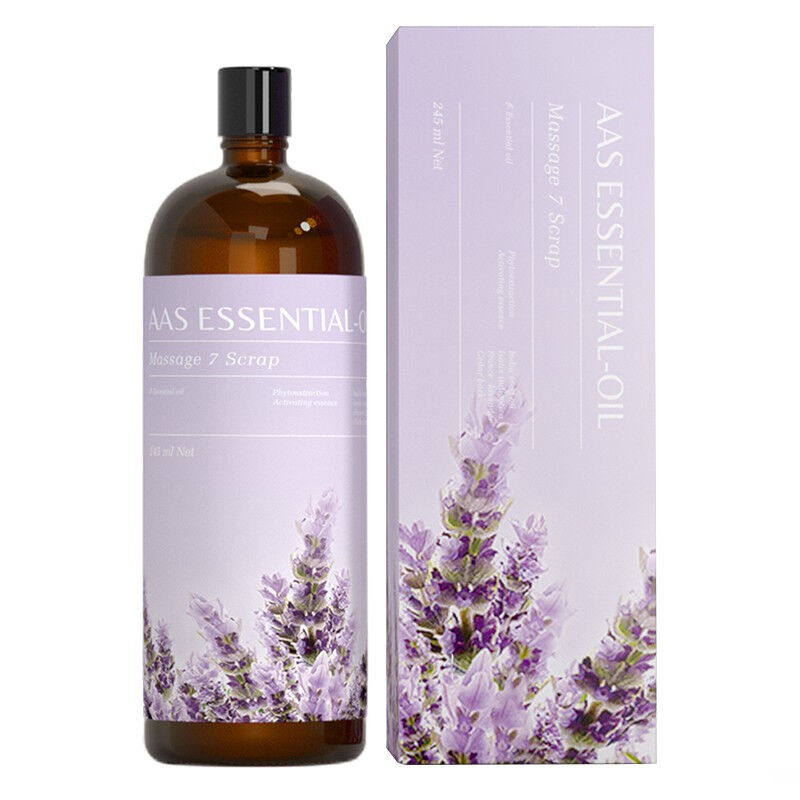 aas欧洲菘蓝臻奢赋活按摩精油245ml全身推油经络肩颈开背刮痧通用