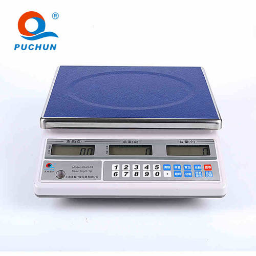 PUCH电子称计数秤30kg精度0.1g精准工业计数秤商用台秤计数上海浦
