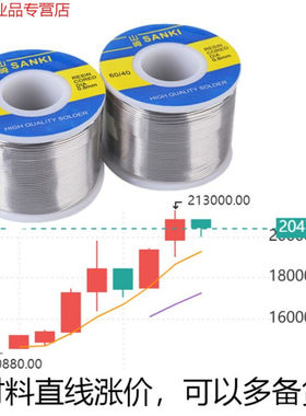 山崎焊锡丝250g0.30.60.81.0松香芯低温SANKI锡线2.0mm山崎250g0.