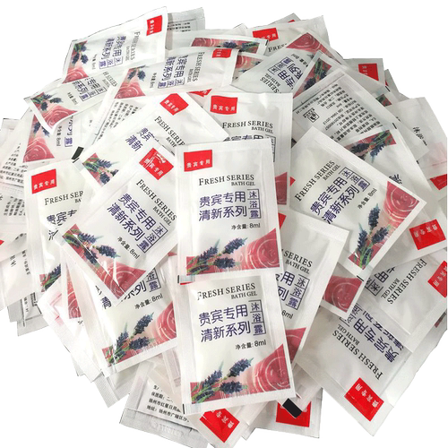 小袋装的洗发水沐浴露宾馆酒店一次性洗漱用品沐浴液小包洗头水洗