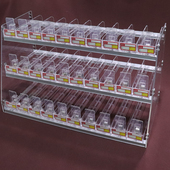 多层超市烟柜替换中支售香烟架推烟器推拉自动弹出烟架子展示架