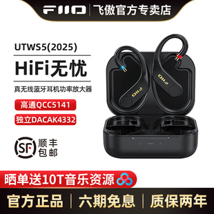 耳机无损MMCX FiiO 2025真无线蓝牙耳挂式 UTWS5 0.78mm插针 飞傲