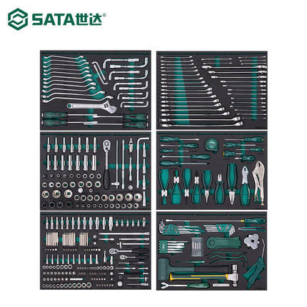世达（SATA）368件通用机修工具车組套（不含工具车）09931-1