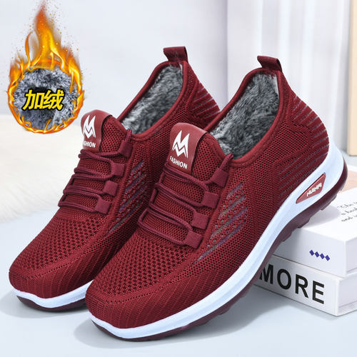 老北京布鞋女冬季加绒加厚保暖棉鞋中老年妈妈鞋防滑软底老人棉靴