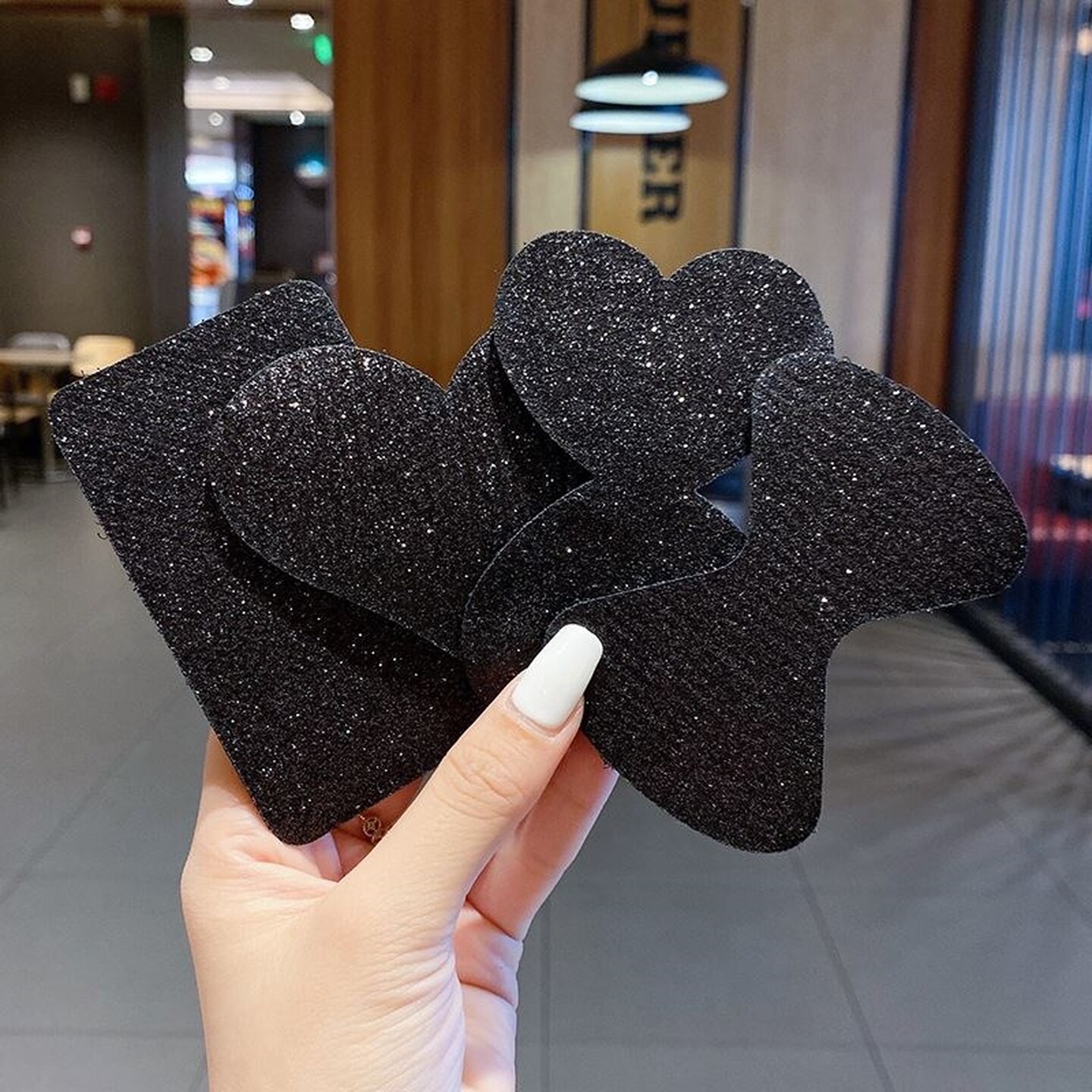 黑色刘海贴发饰女魔术贴网红碎发固定神器头饰爆款魔法贴发帖儿童