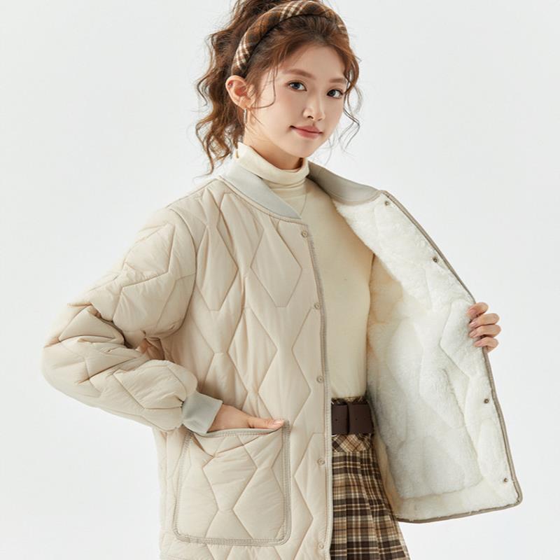 棉衣女冬季内胆加厚工作服医护内穿小棉袄中老年校服打底大码夜班