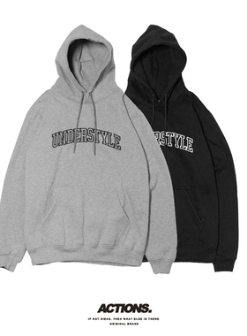 Actions 2018AW新款  经典美式套头抓绒 卫衣简约宽松