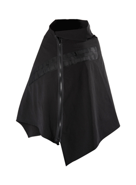 PUPILTRAVEL赛博机能拉链户外防风披肩宽松男装外套潮牌斗篷