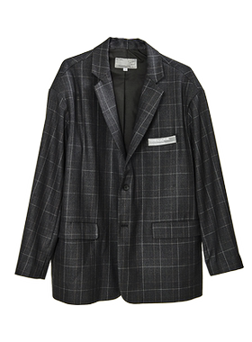 harshandcruel 落肩oversize西装外套宽松街头潮流GAI李俊濠同款