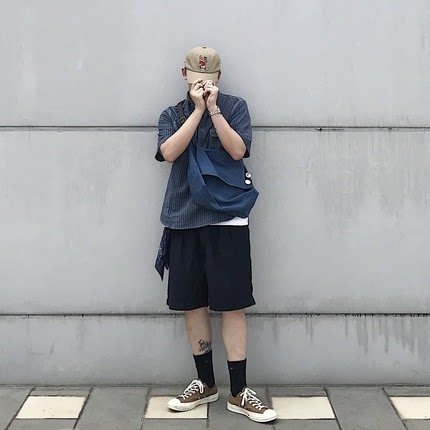 腰带调节西裤面料阔腿短裤