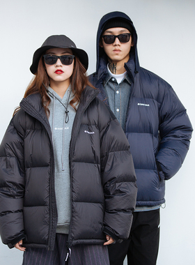 DAKYAM 2020AW High-Collar 300g高领宽松羽绒面包服外套情侣款潮