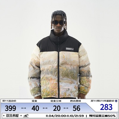 巴黎王宫油画满印拼接宽松