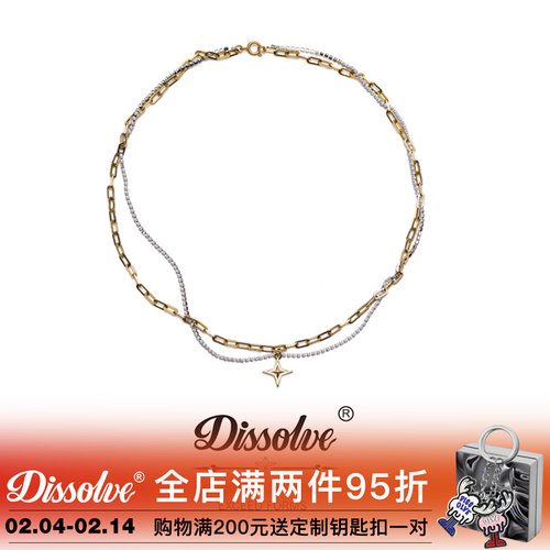 高级感项链Dissolve情侣