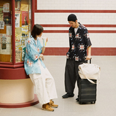 SUPERTOFU 衬衫 SPTF 19SS复古国潮航海针图案ALOHA夏威夷短袖