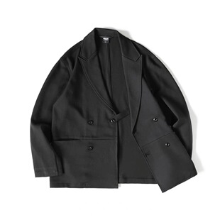 2025A Double Breasted 外套 DAKYAM 复古重磅双排扣西装 达人