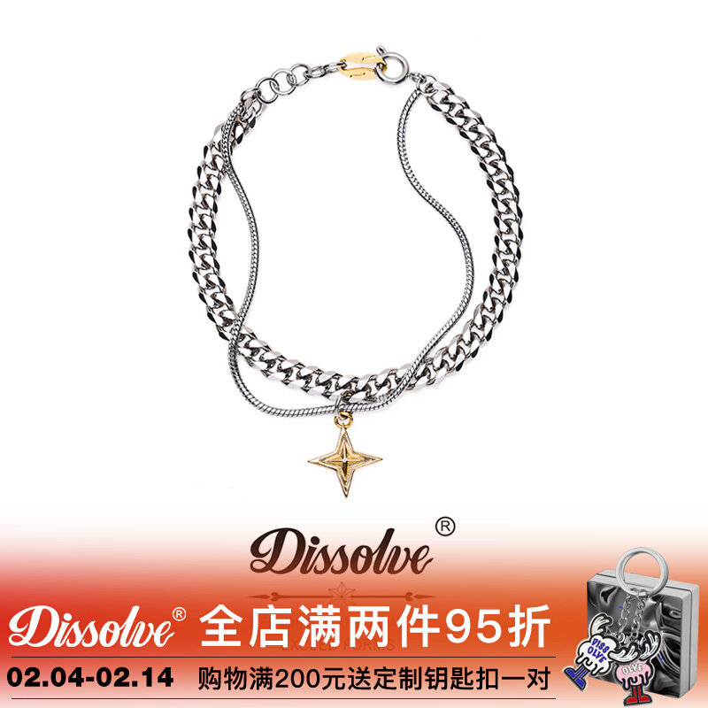男士手链Dissolve钛钢