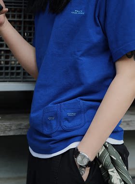 SUPERTOFU趣味口袋T恤TEE
