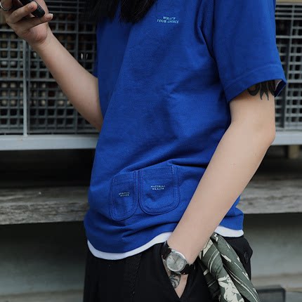 SUPERTOFU趣味口袋T恤TEE