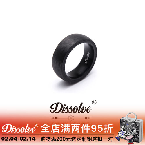指环戒指Dissolve钛钢