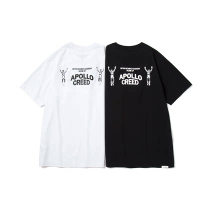 男女休闲宽松拳击主题图案TEE