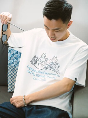 DAKYAM(达人)2026S/S Slow Conversations 慢叙咖啡索罗娜短袖T恤