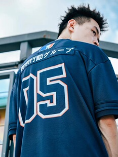 FOR五周年限定印花橄榄球衣宽松短袖 FIGHT T恤男 新款 ACTIONS夏季