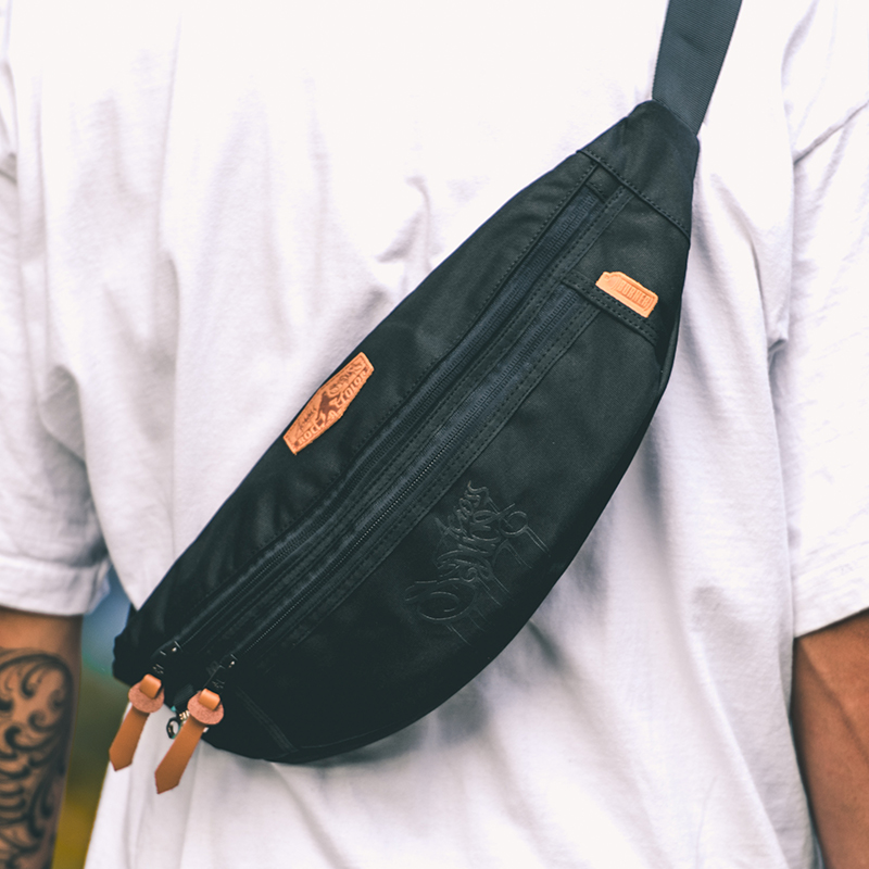 across潮男韩版休闲多功能腰包