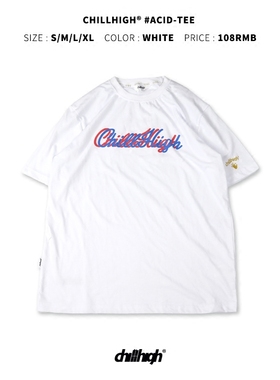 Chillhigh 2016 S/S 迷幻潮流复古圆领打底短袖时尚品牌街头T恤