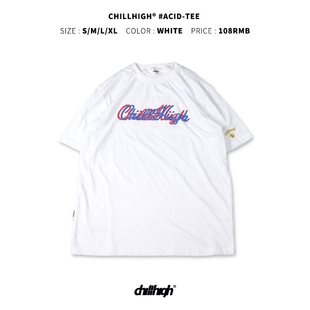 迷幻潮流复古圆领打底短袖 Chillhigh 2016 品牌街头T恤 时尚