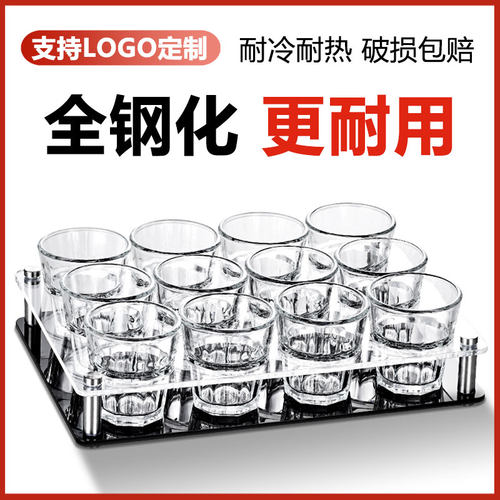钢化玻璃杯耐热茶水杯餐杯商用厚