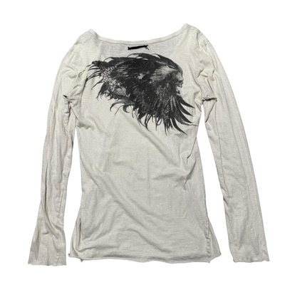 ifsixwasnine 视觉系先锋 长袖印花图案T恤