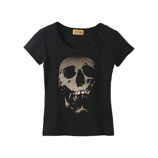 hysteric glamour 歇斯底里风格 草莓骷髅头短袖T恤