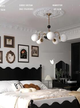 法式复古轻奢客厅吊灯主卧室灯包豪斯vintage中古ins魔豆餐厅灯