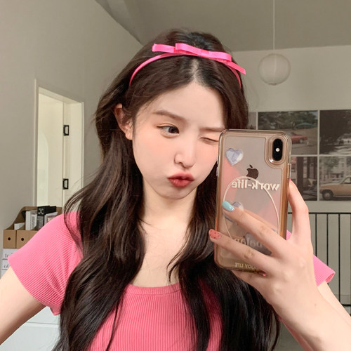 宅女同款发箍甜美公主缎带蝴蝶结