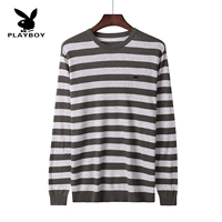 Playboy nam Áo len mới giản dị với áo len dài tay Áo len nam đan áo len mùa thu - Cardigan áo len kiểu hàn quốc cực đẹp