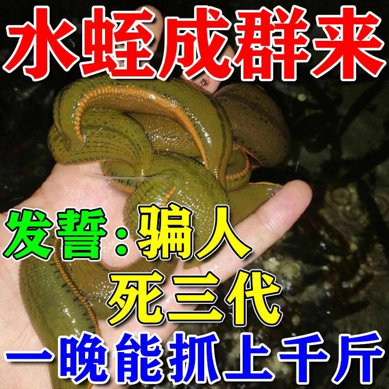 水蛭捕捉器诱捕饵料抓马鳖蚂蟥水蛭蚂蝗浓缩诱剂鱼饵神器捕捉工具