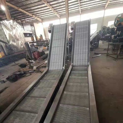 链板提升机食流水线不锈钢板链输送带冲孔爬坡碳钢板链输送机厂