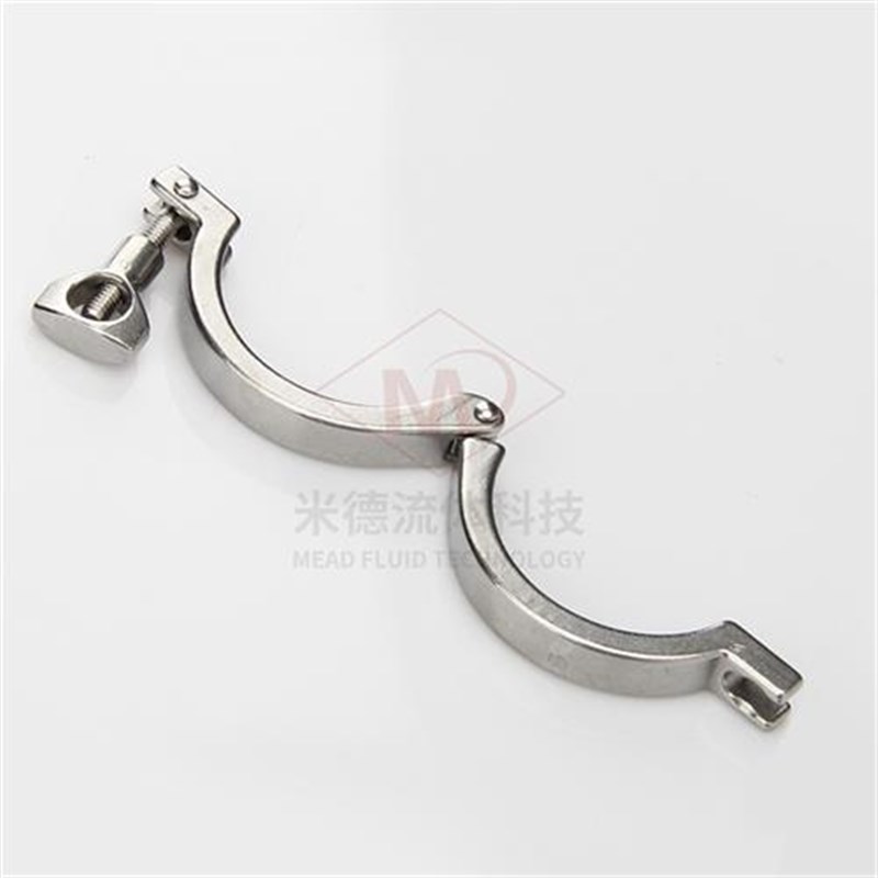 卫生级快装卡箍304/201不锈钢接头卡盘抱箍快速接头端头卡扣管夹