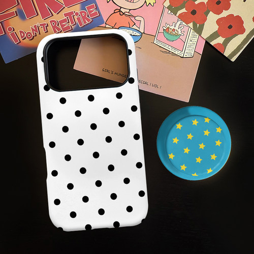 波点星光适用苹果18promax手机壳iphone17pro菲林磁吸支架华为P90小米15亲肤手感vivo防摔保护壳oppo荣耀